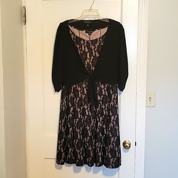 Perceptions Dresses & Skirts - Black dress with shrug